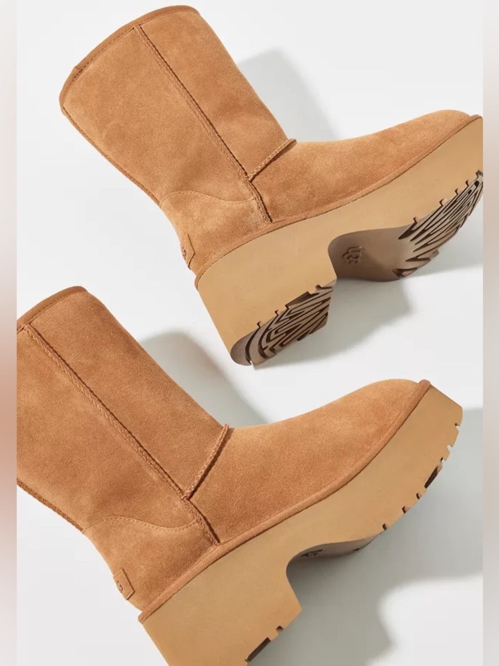 UGG classic new Heights short boot (Chestnut)